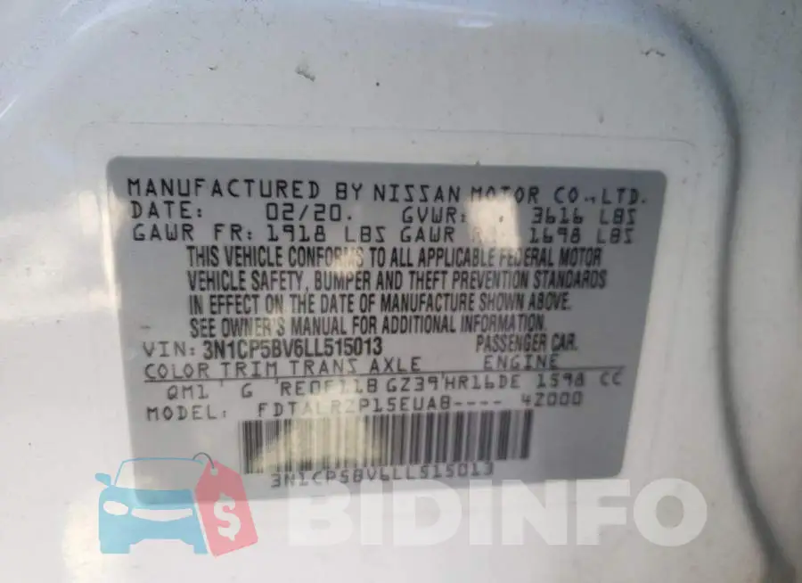 3N1CP5BV6LL515013 Photo# 12