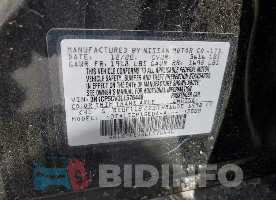 3N1CP5CV3LL576446 Photo# 13