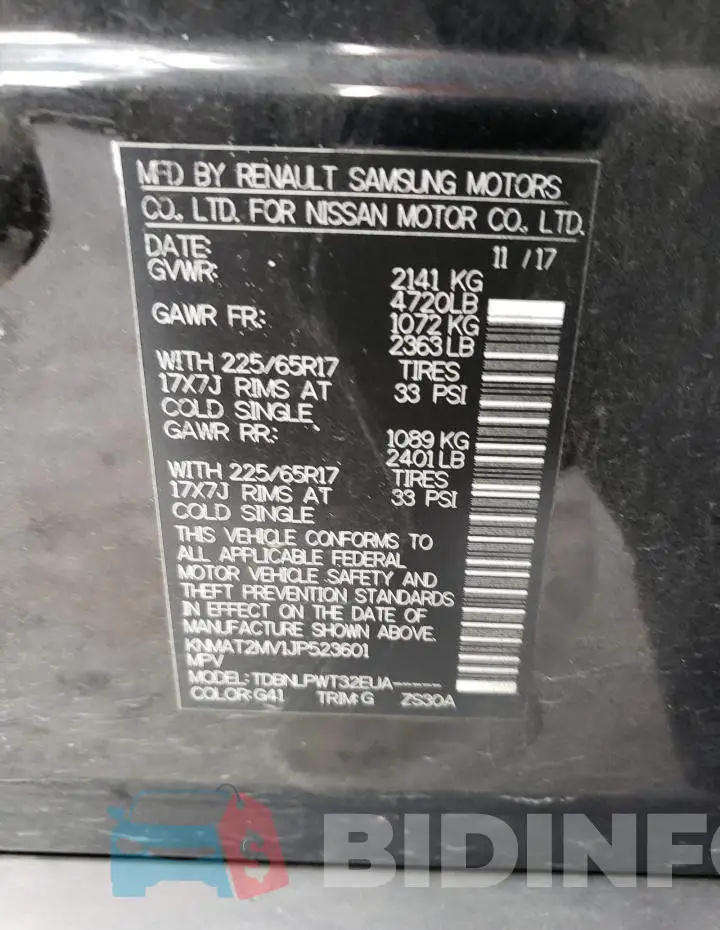 KNMAT2MV1JP523601 Photo# 13