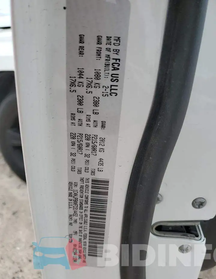 1C4NJPBAXFD314452 Photo# 12