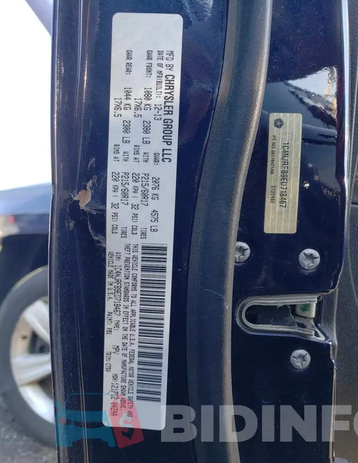 1C4NJRFB9ED718467 Photo# 13