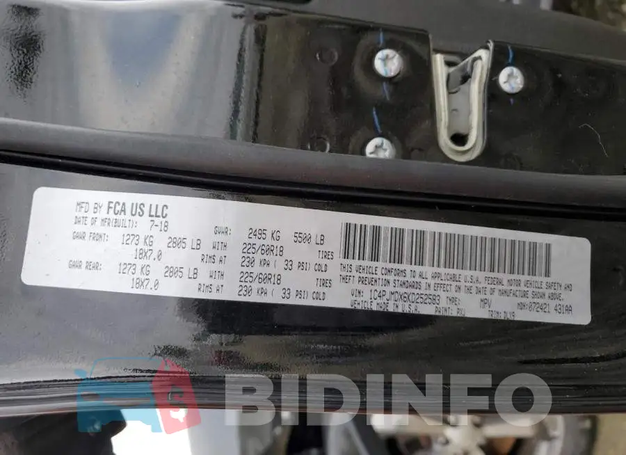 1C4PJMDX6KD252583 Photo# 13