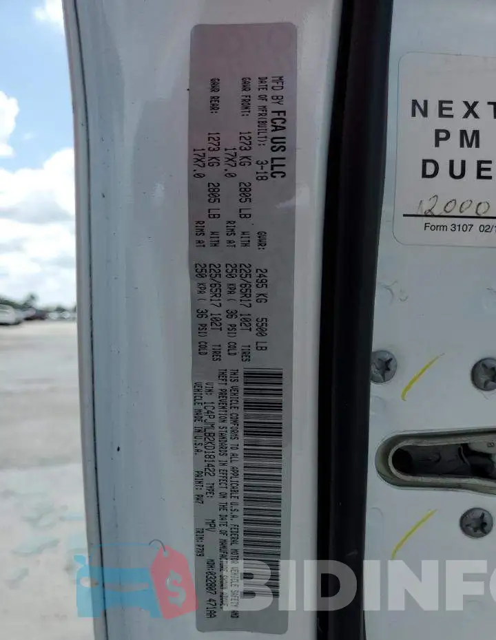 1C4PJMLB2KD181422 Photo# 13