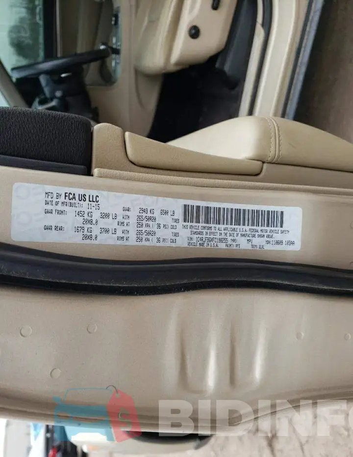 1C4RJFBGXFC198255 Photo# 13
