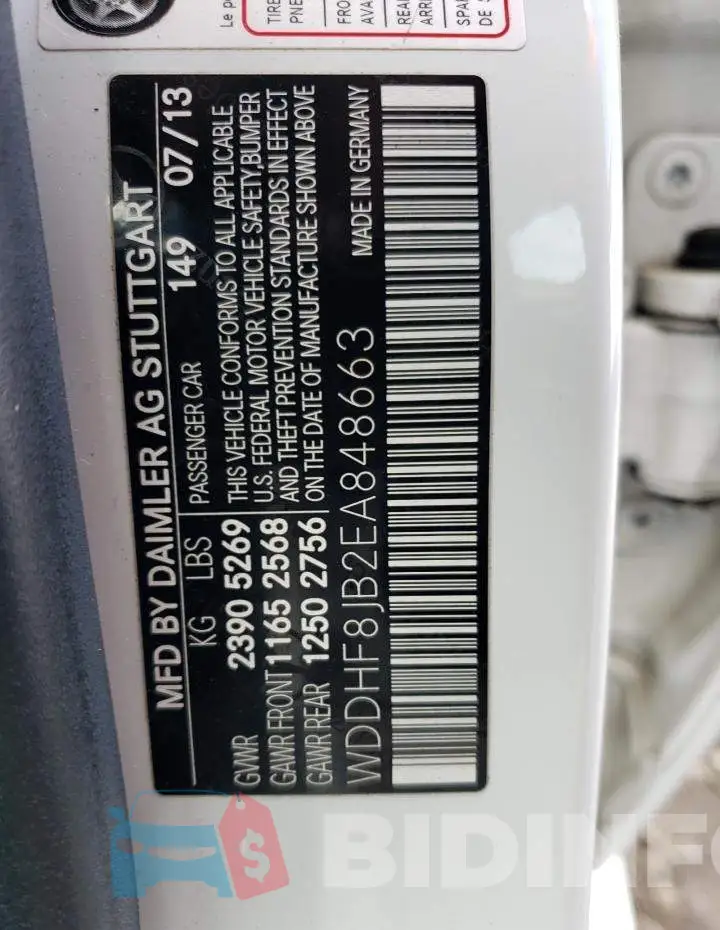 WDDHF8JB2EA848663 Photo# 12
