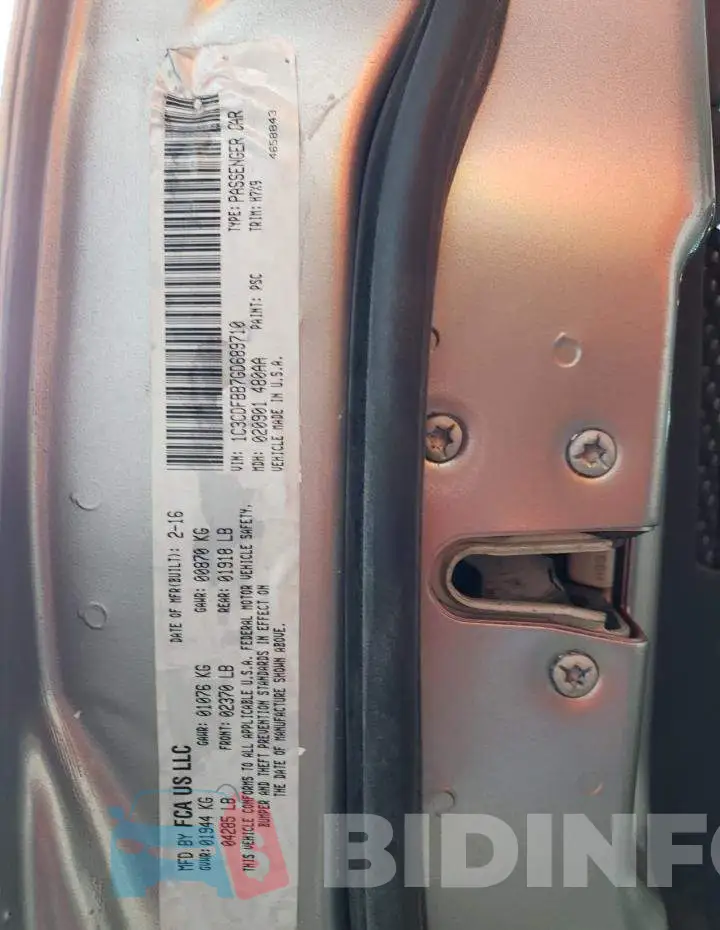 1C3CDFBB7GD689710 Photo# 13