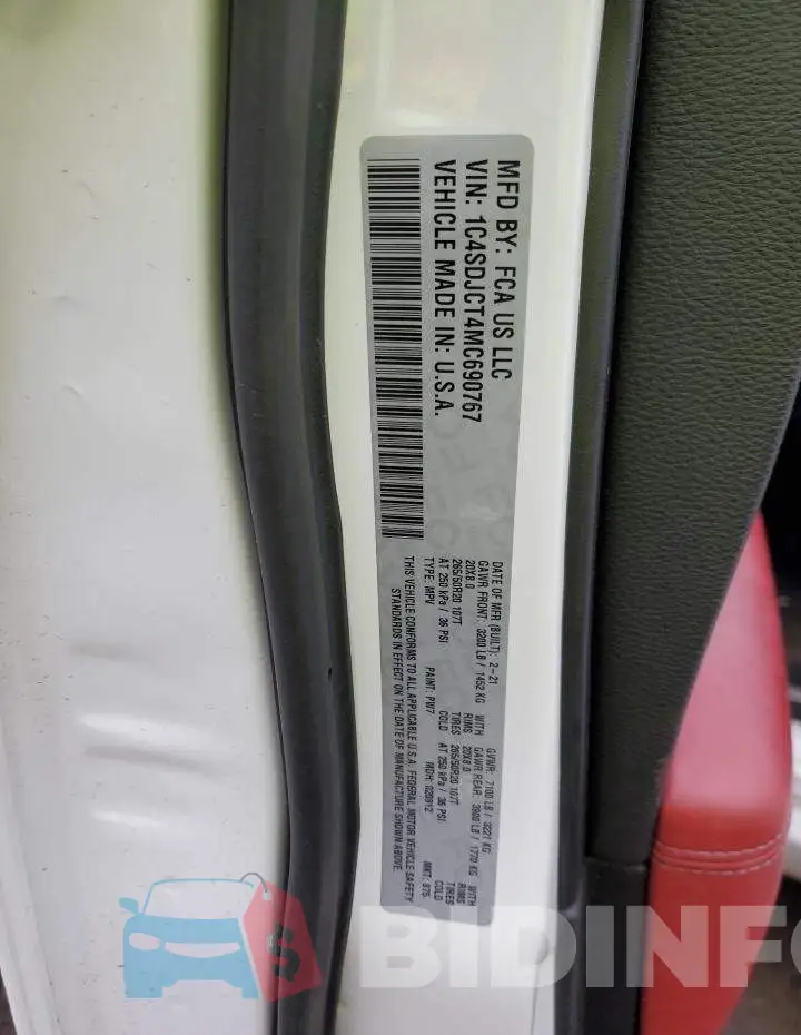 1C4SDJCT4MC690767 Photo# 13