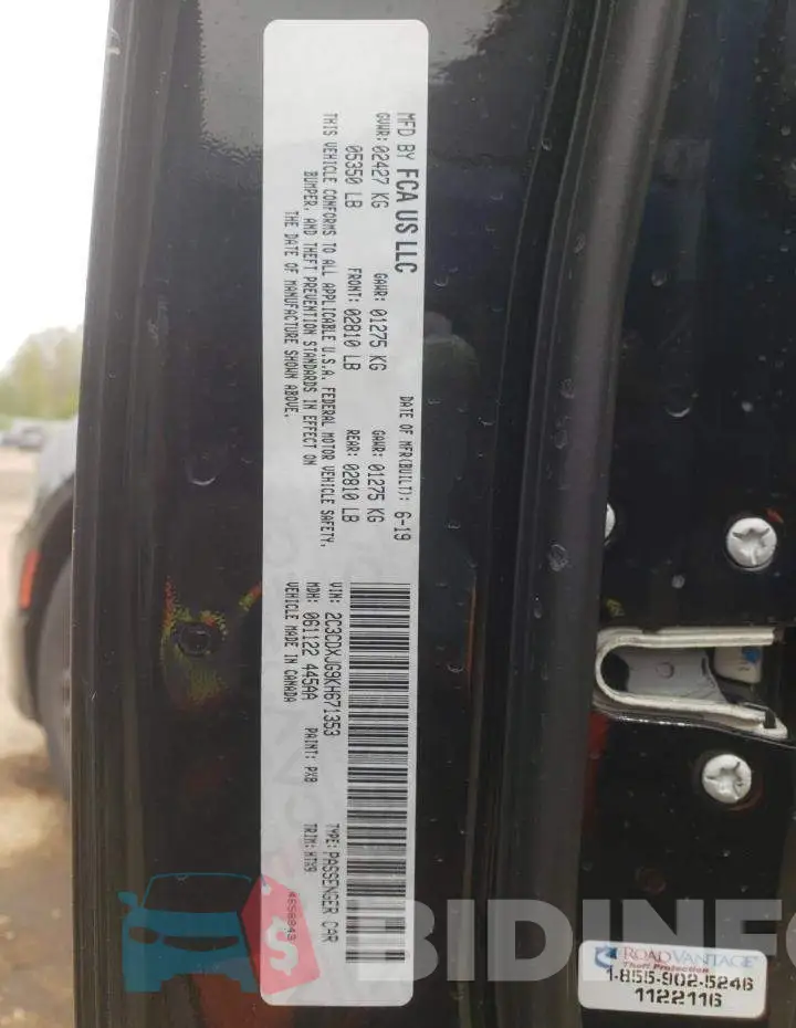 2C3CDXJG9KH671353 Photo# 12