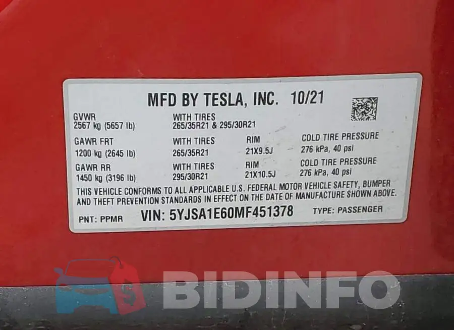 5YJSA1E60MF451378 Photo# 12