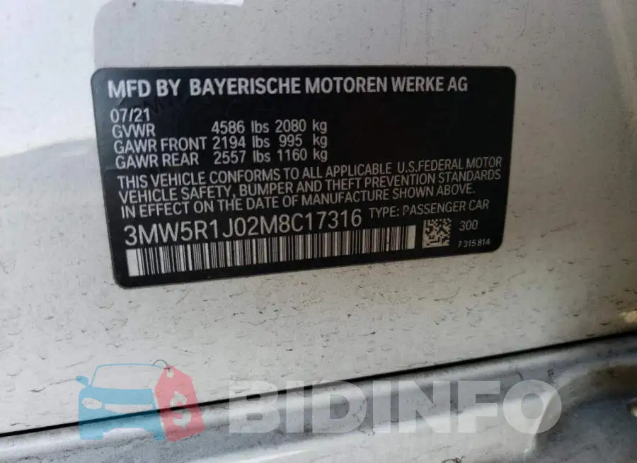 3MW5R1J02M8C17316 Photo# 12