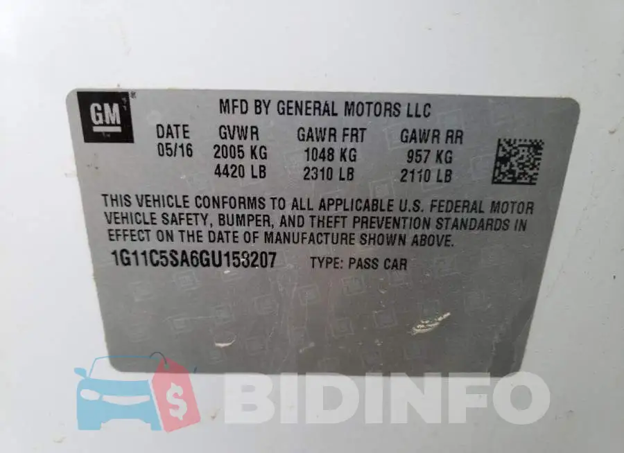 1G11C5SA6GU158207 Photo# 12