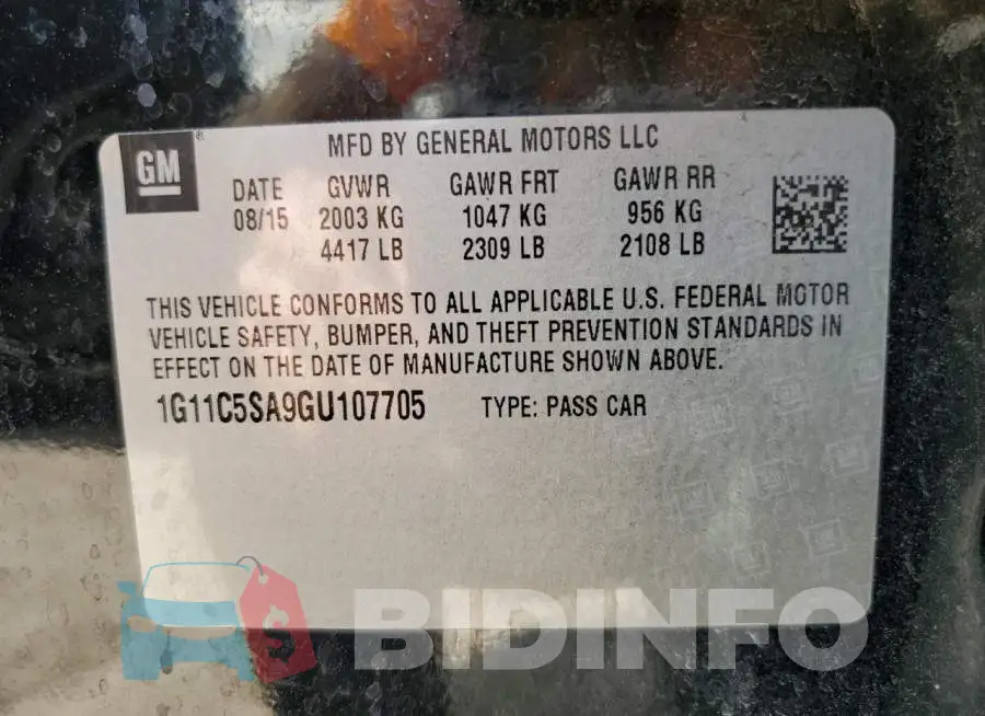 1G11C5SA9GU107705 Photo# 12