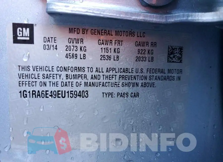 1G1RA6E49EU159403 Photo# 12