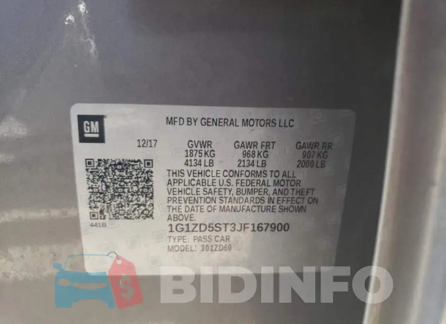 1G1ZD5ST3JF167900 Photo# 12