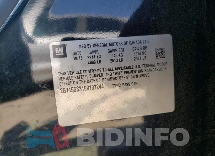 2G1155S31E9197244 Photo# 10