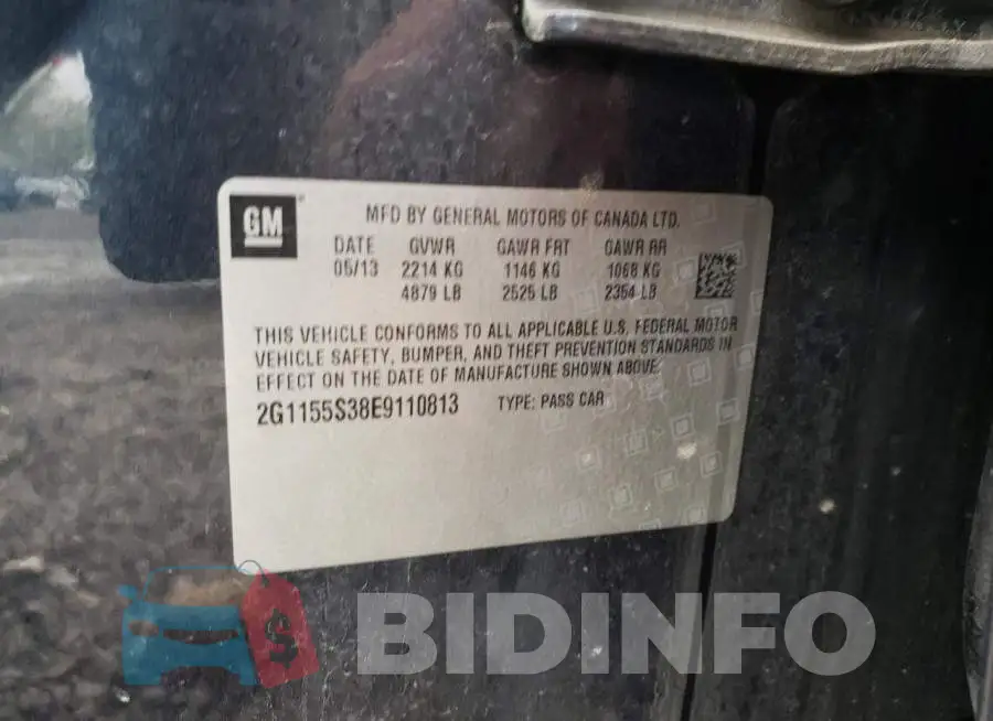 2G1155S38E9110813 Photo# 12