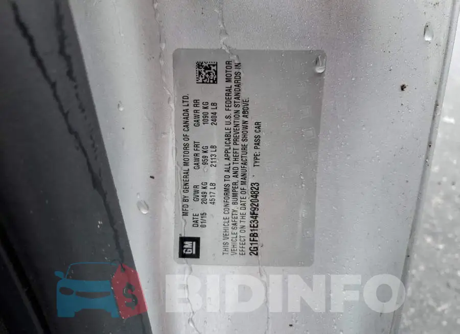 2G1FB1E34F9204823 Photo# 12