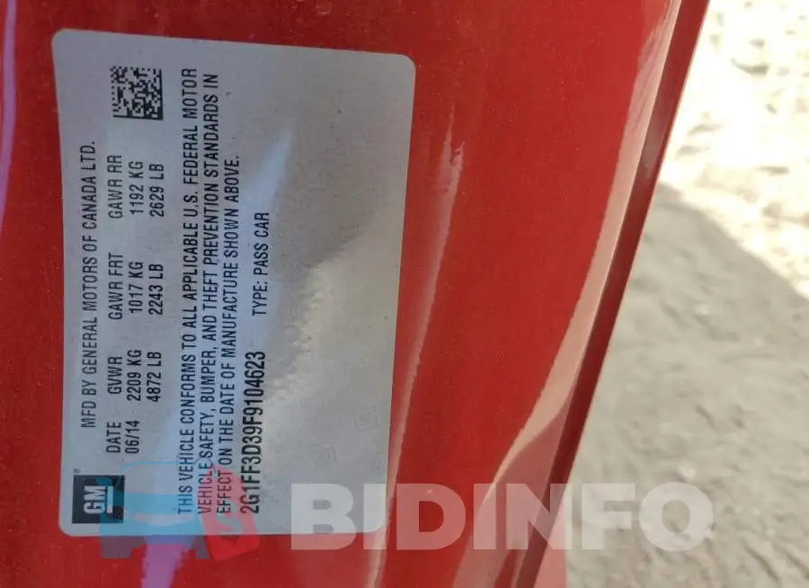 2G1FF3D39F9104623 Photo# 12