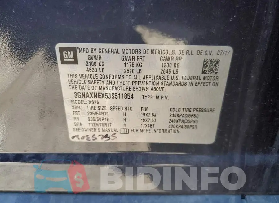 3GNAXNEX5JS511854 Photo# 10