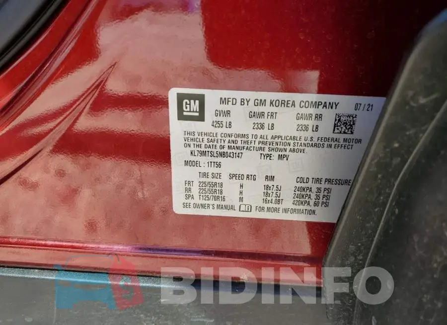 KL79MTSL5NB043147 Photo# 13