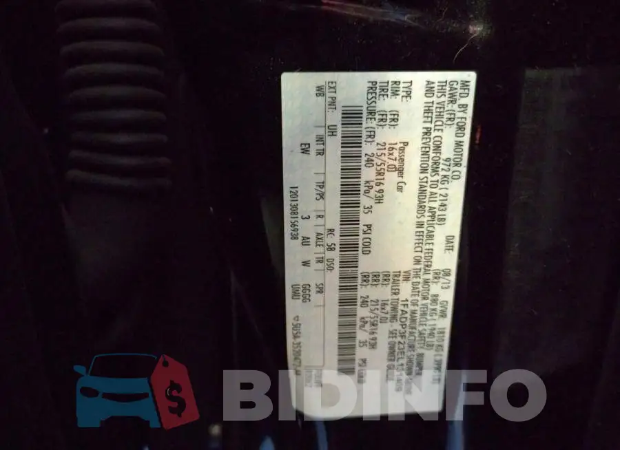 1FADP3F23EL131409 Photo# 13