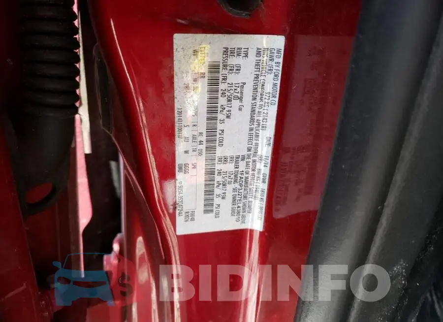 1FADP3J27EL438010 Photo# 12