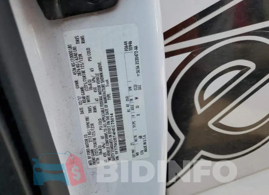 1FT7W2BT4HEC75014 Photo# 12