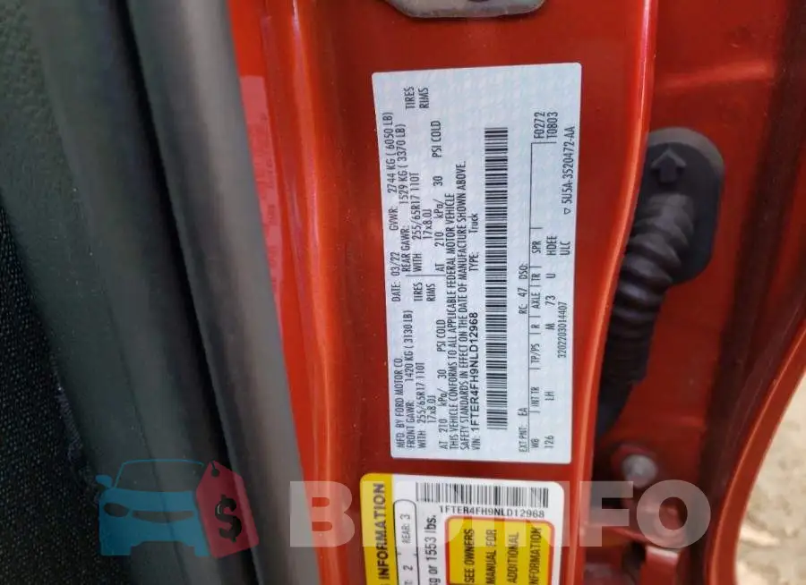 1FTER4FH9NLD12968 Photo# 12