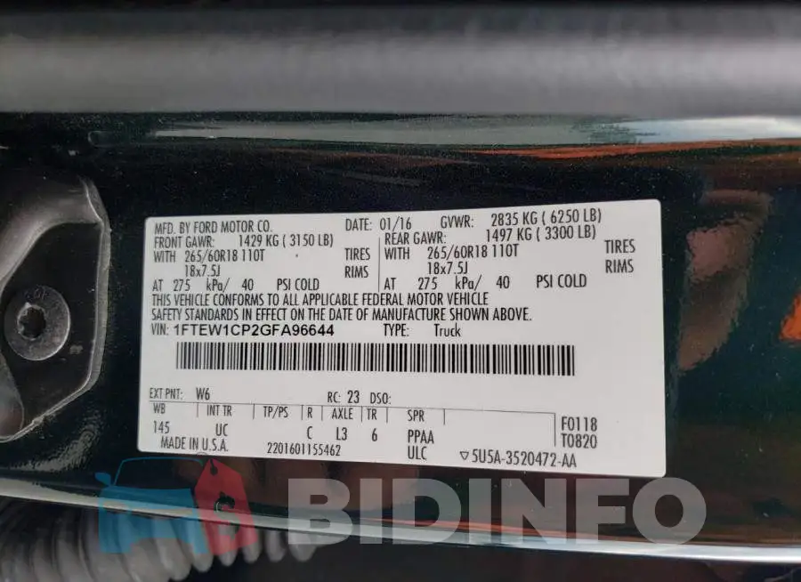 1FTEW1CP2GFA96644 Photo# 12