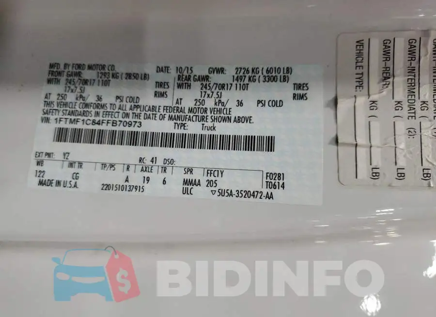 1FTMF1C84FFB70973 Photo# 13