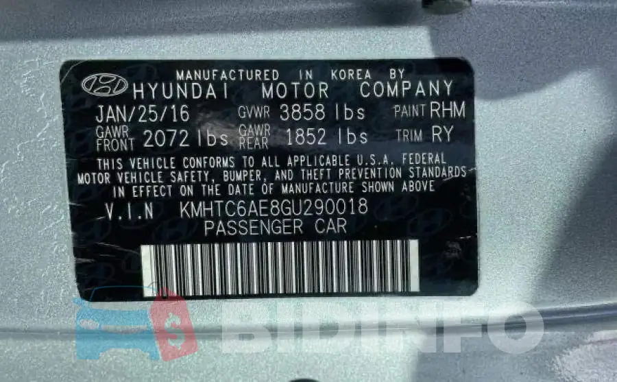 KMHTC6AE8GU290018 Photo# 10