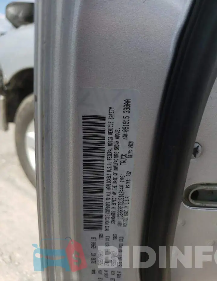 1C6RR7FT3JS142444 Photo# 12