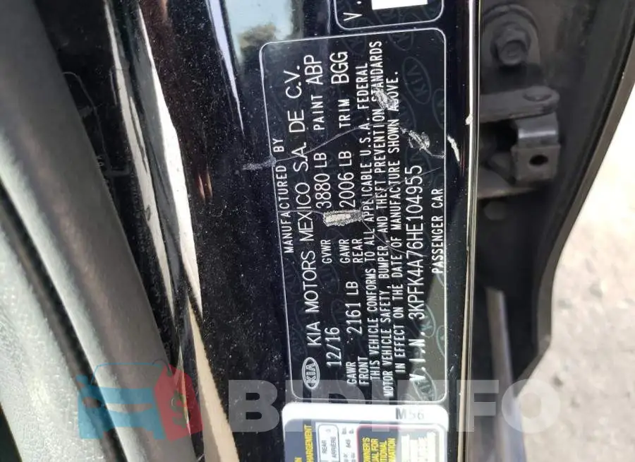 3KPFK4A76HE104955 Photo# 12