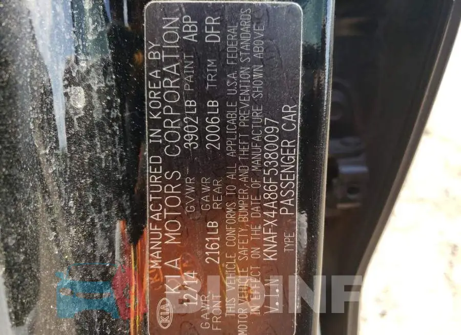 KNAFX4A86F5380097 Photo# 12