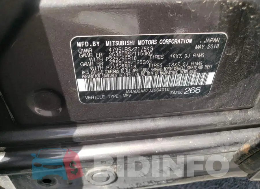JA4AD2A37JZ064010 Photo# 13