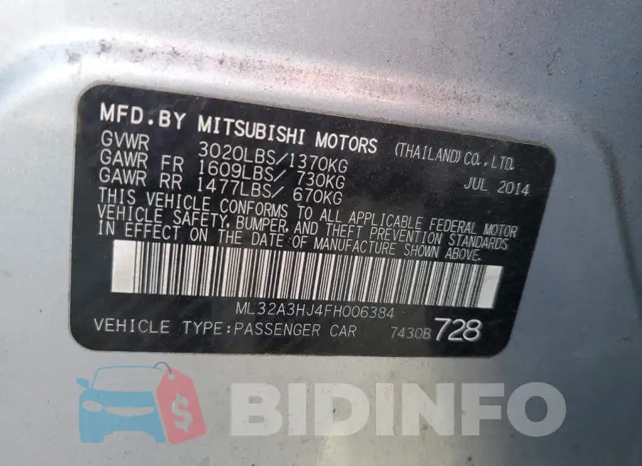 ML32A3HJ4FH006384 Photo# 12