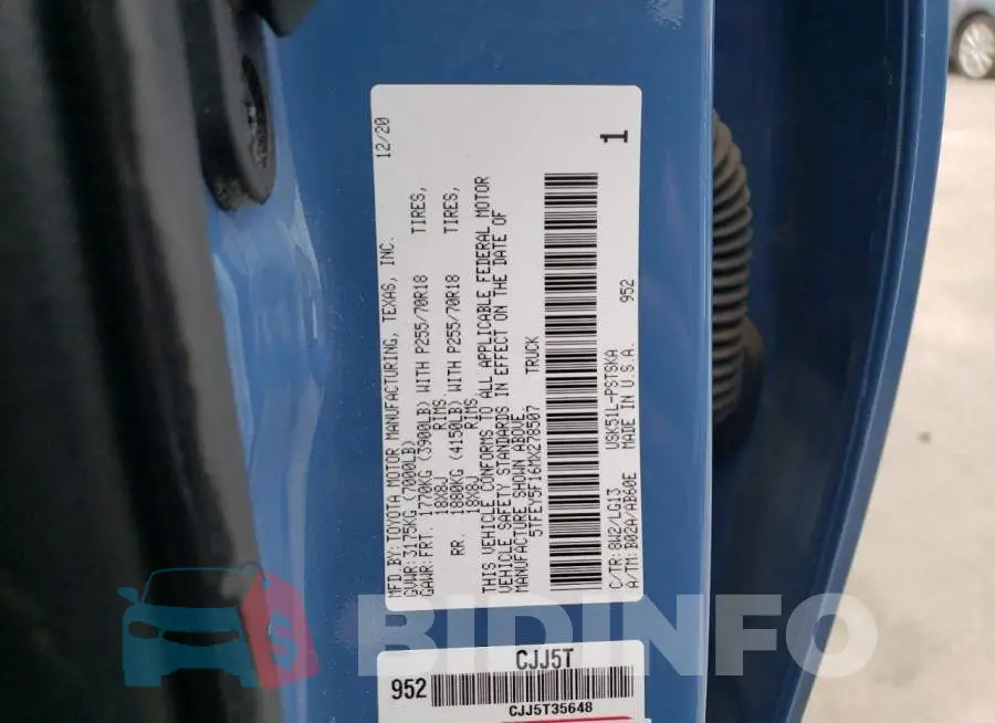 5TFEY5F16MX278507 Photo# 12