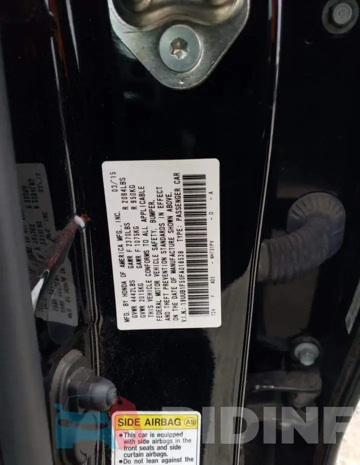 19UUB1F50FA018538 Photo# 12
