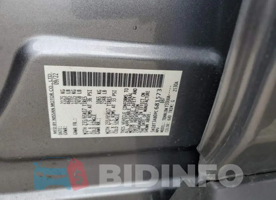 5N1BT3AB0PC681573 Photo# 14