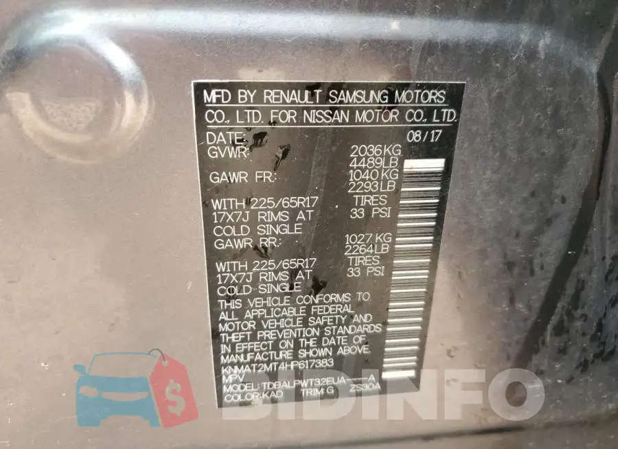 KNMAT2MT4HP617383 Photo# 12