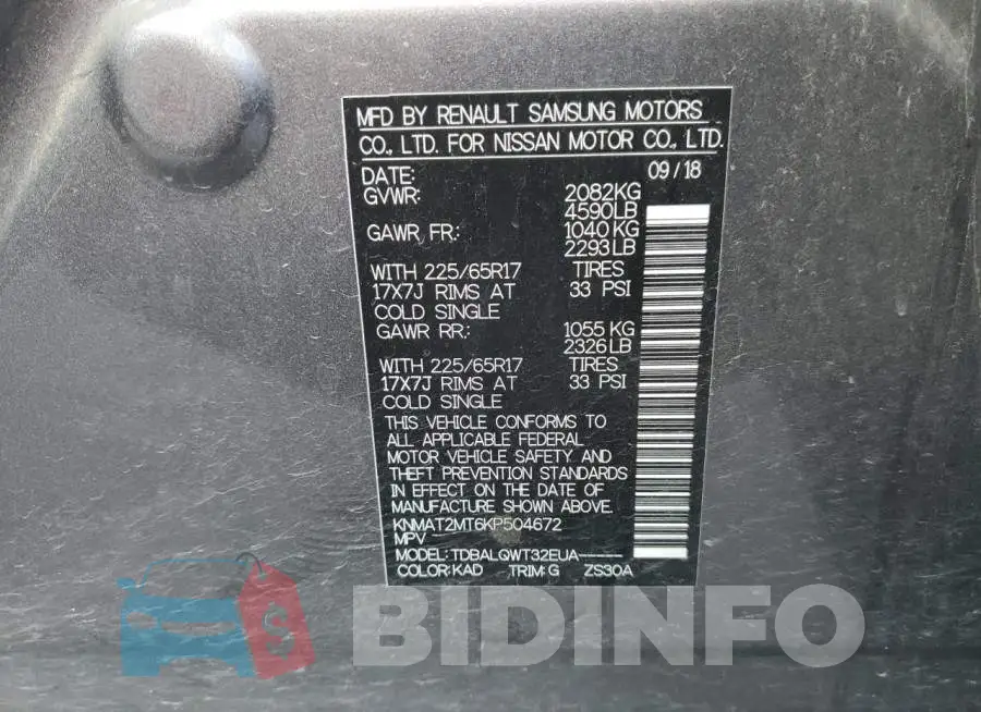 KNMAT2MT6KP504672 Photo# 12