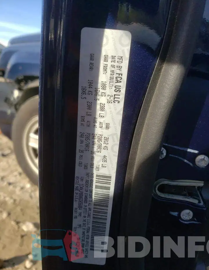 1C4NJPBB0GD656664 Photo# 13