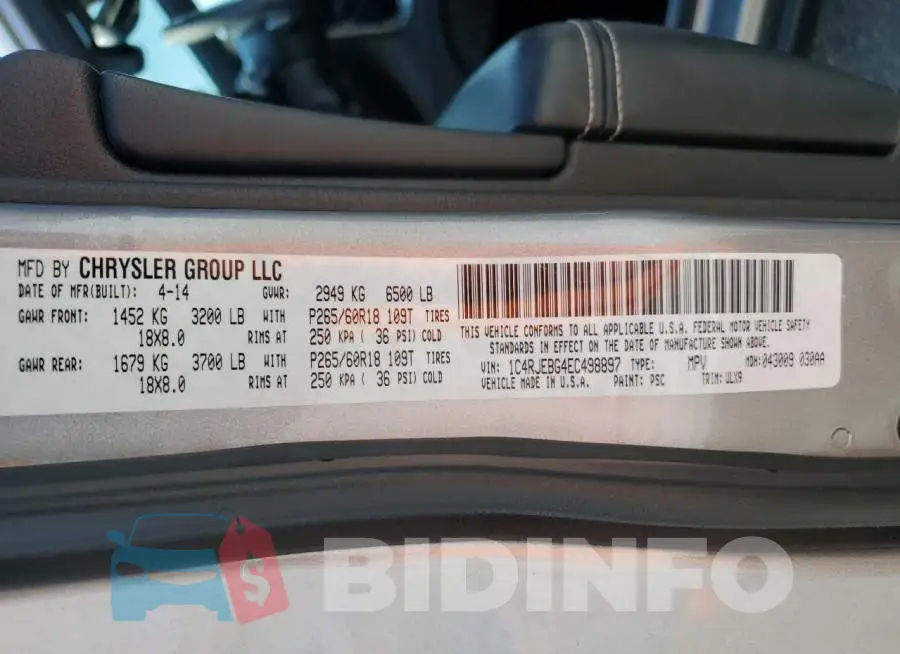 1C4RJEBG4EC498897 Photo# 13