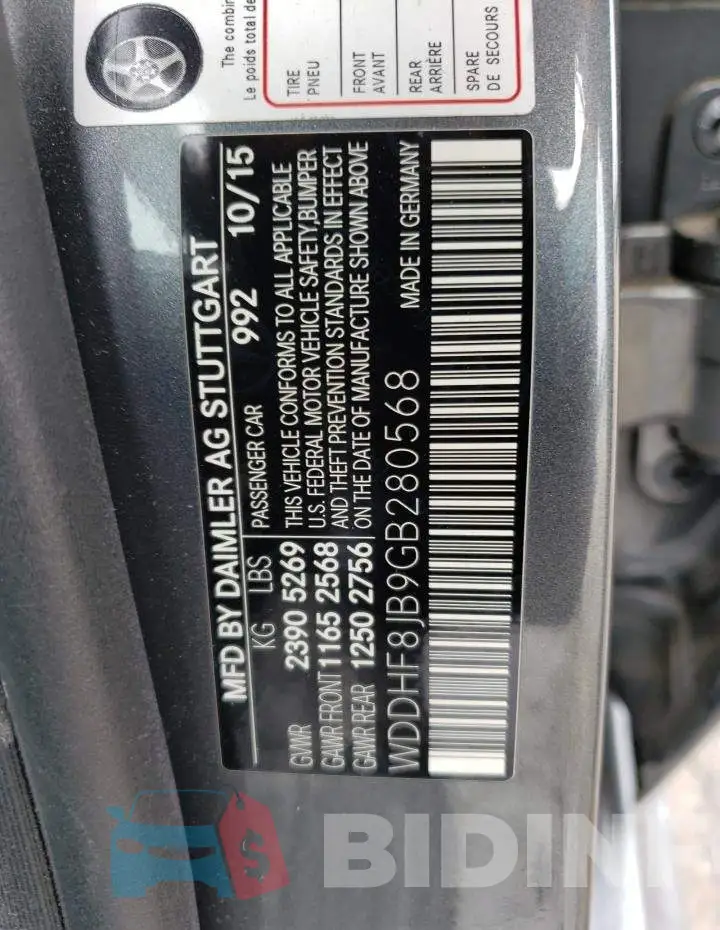 WDDHF8JB9GB280568 Photo# 12