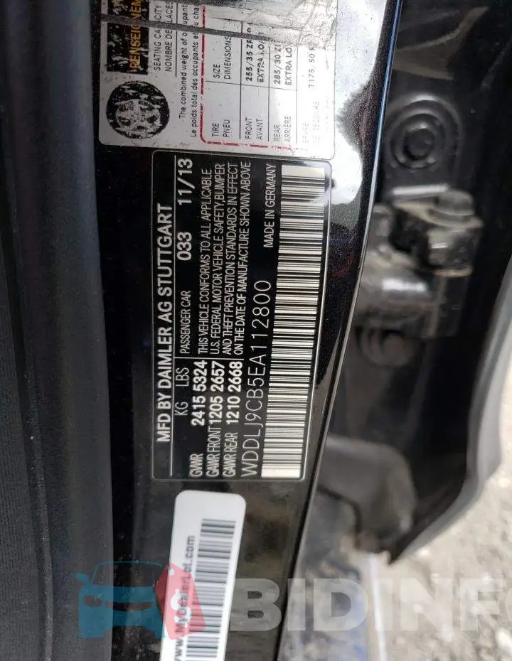 WDDLJ9CB5EA112800 Photo# 12