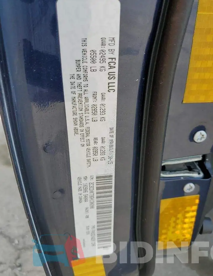 2C3CDXKT9GH130208 Photo# 12
