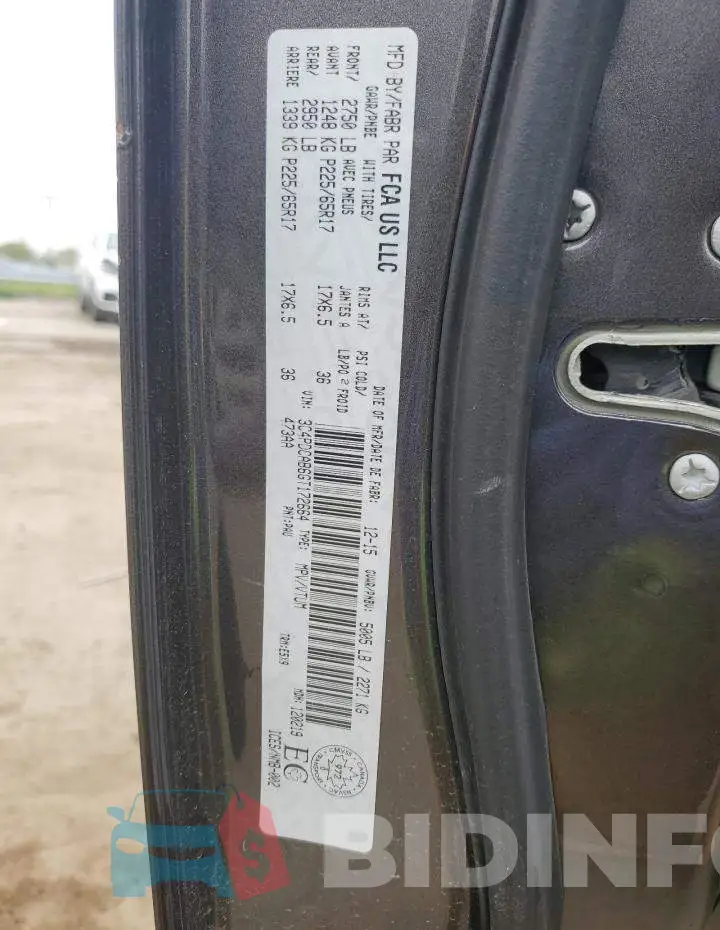 3C4PDCAB6GT172664 Photo# 13