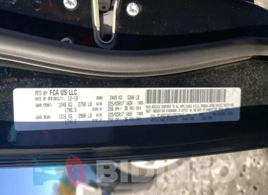 3C4PDCAB7JT527543 Photo# 12