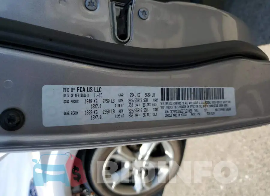 3C4PDDGG5GT161020 Photo# 12