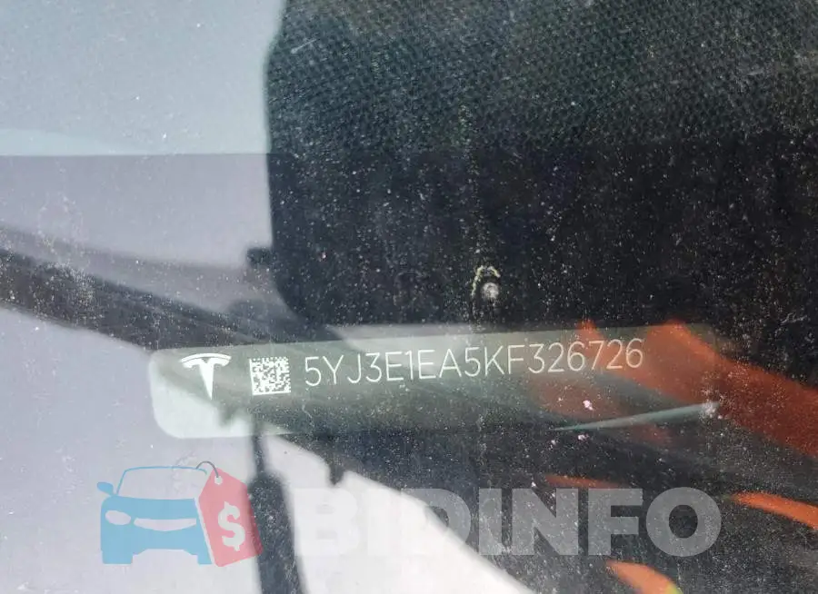 5YJ3E1EA5KF326726 Photo# 12